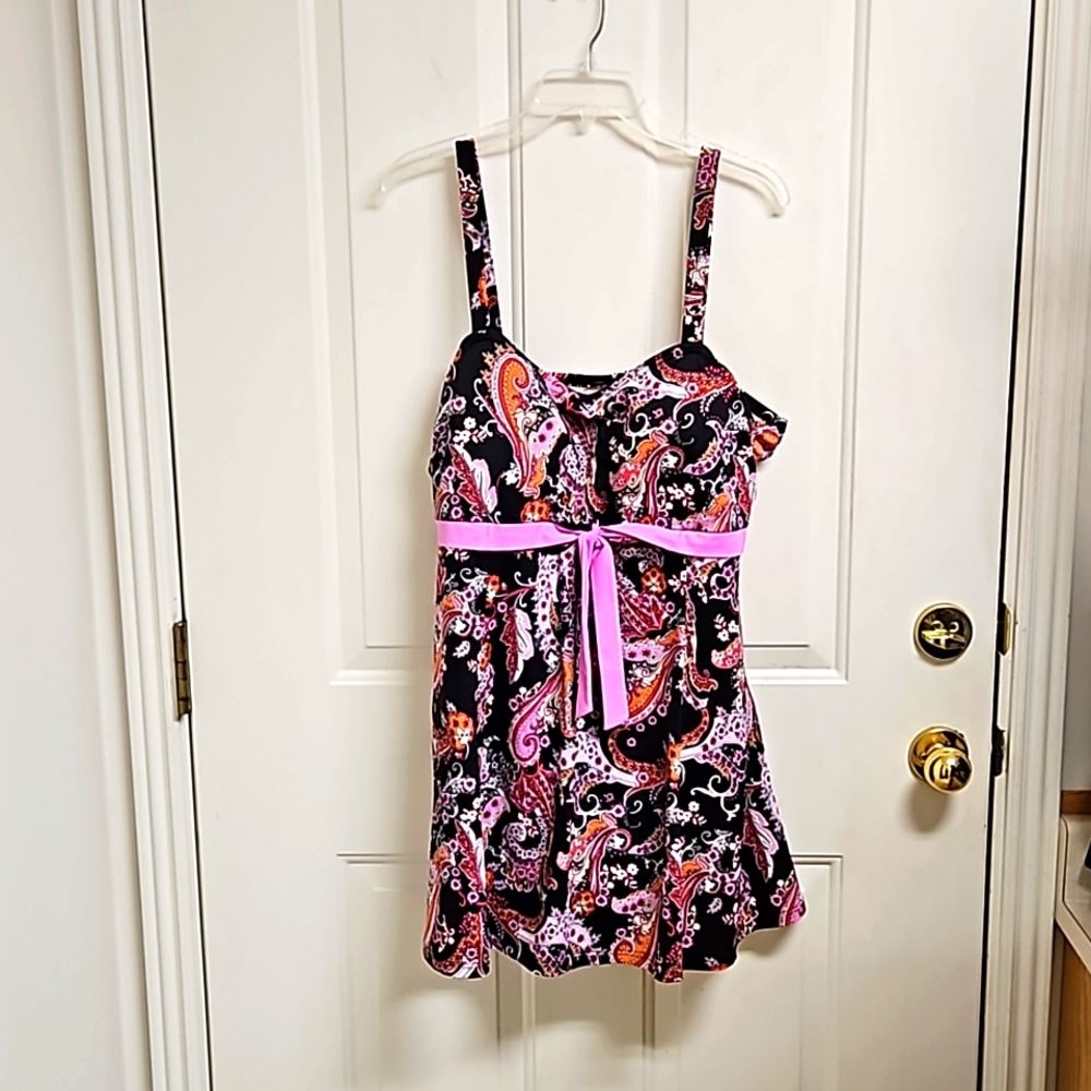 A Shore Fit! Plus Size Swim Dress